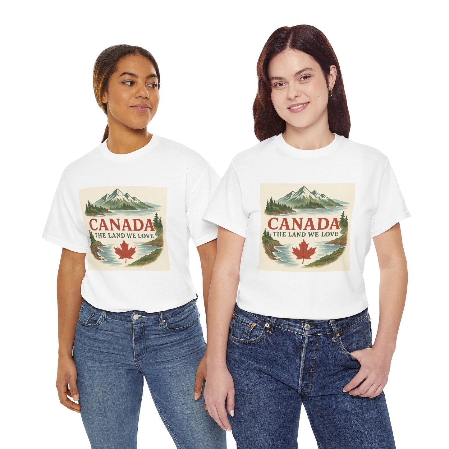 Canada: The Land We Love Double-Sided T-Shirt – From Coast to Coast to Coast (Canada Day 2025 Edition)