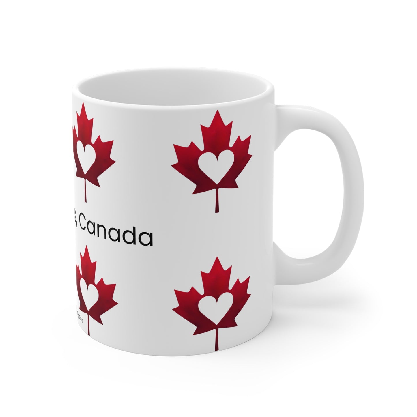 We’ve Got This, Canada – Heart Compass Maple Leaf Mug | Canadian Pride Gift | Make Love Your Compass