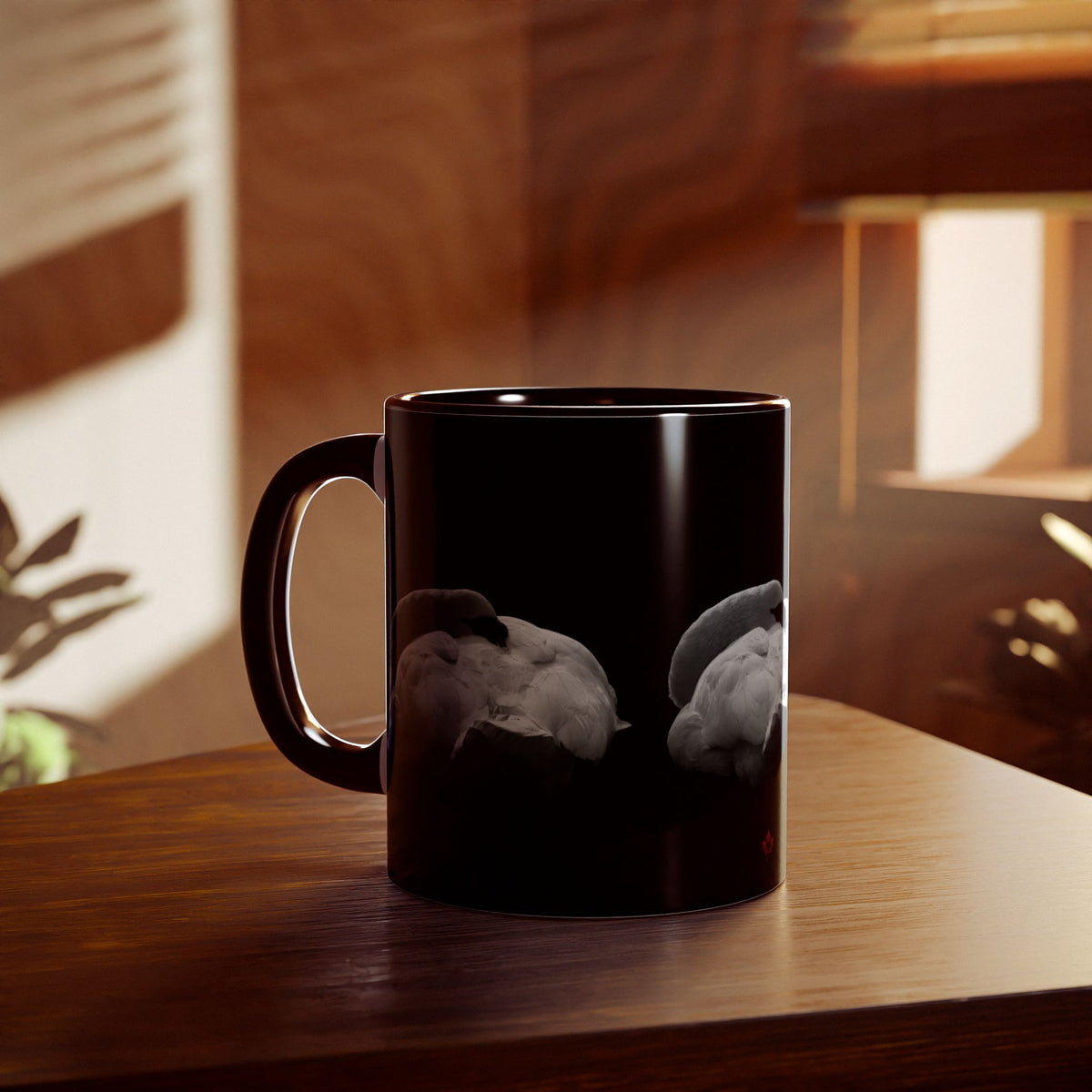 Make Love Your Compass | White Swan Photo Mug | Accent 11oz