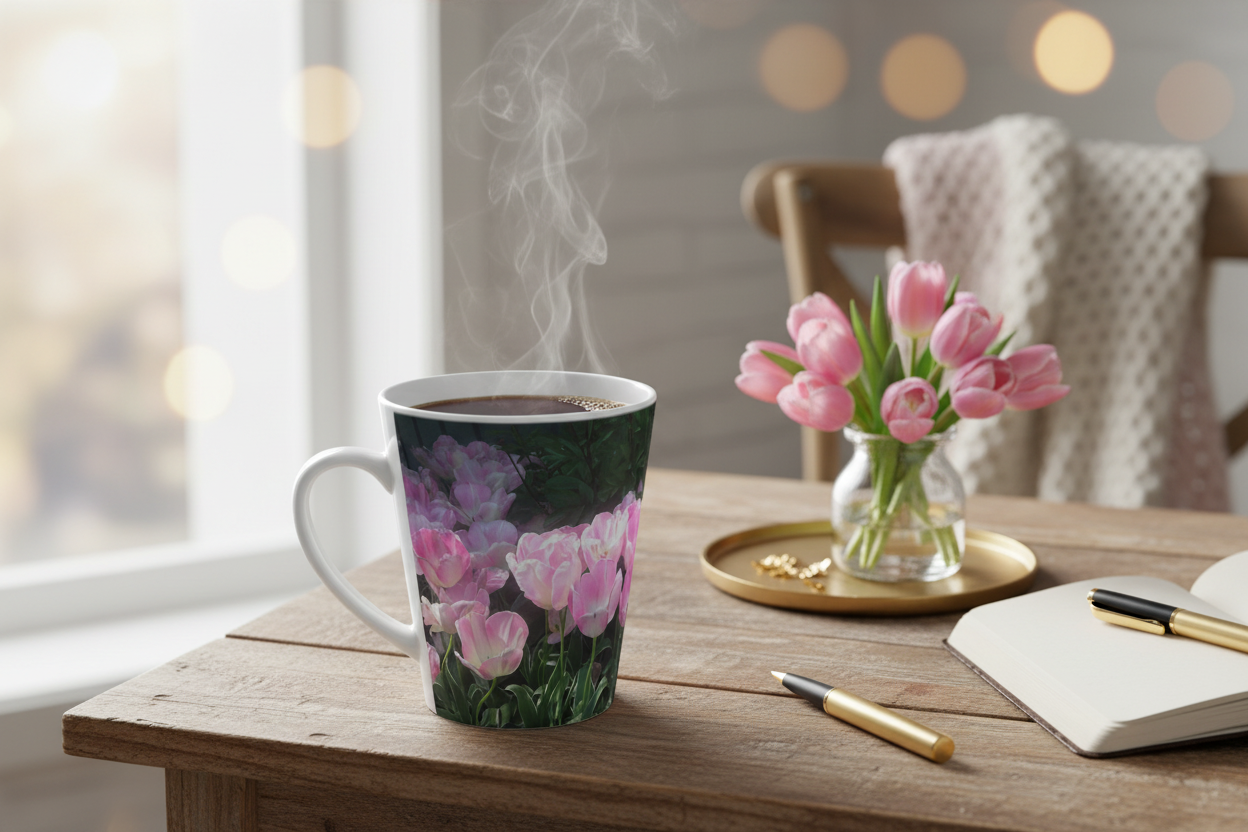 Tulip Love Latte Mug