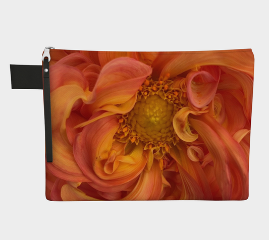 Golden Flame Dahlia Carry All | Make Love Your Compass™