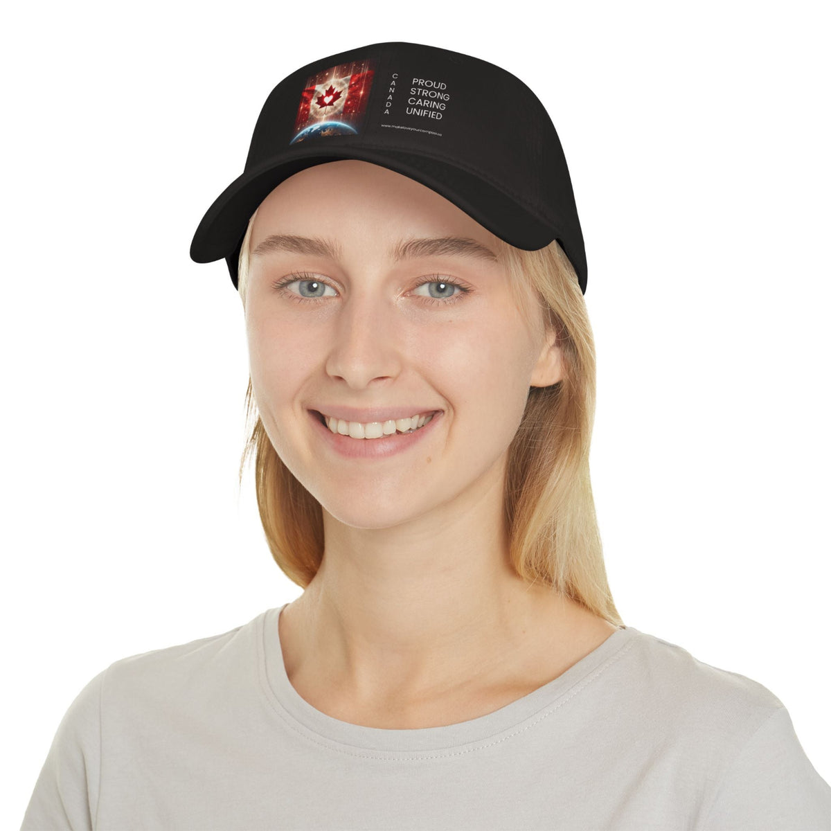 Make Love Your Compass | Heart of Canada Baseball Cap - Black
