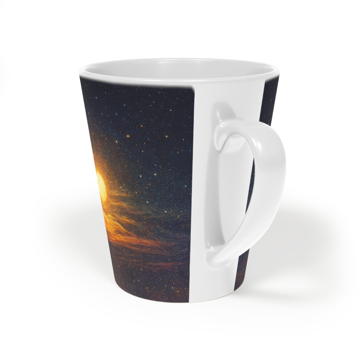 Moonlit Whispers Latte Mug – Canadian-Made Stardust Collection