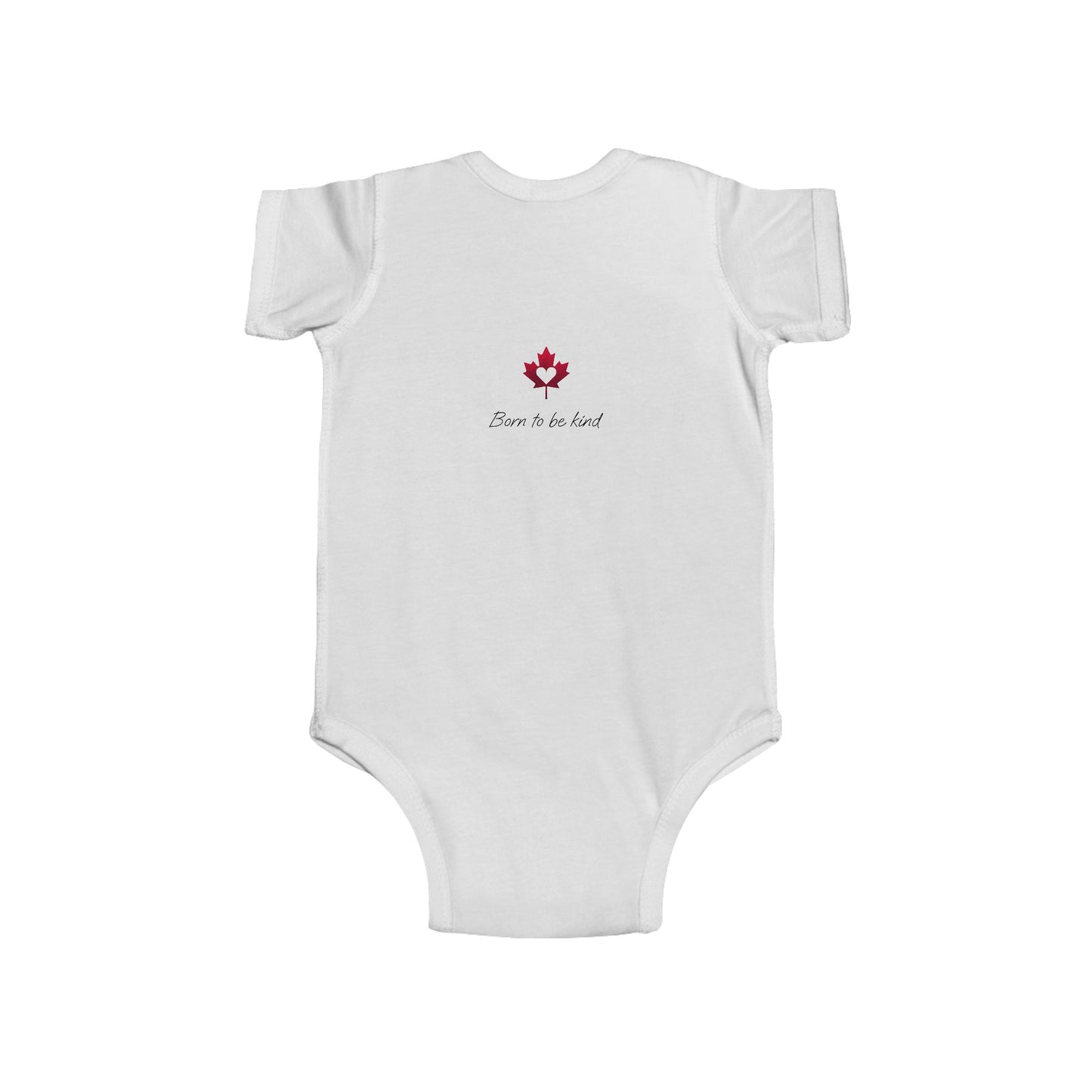 Little Moose, Big Heart Baby Onesie — Canadian Made