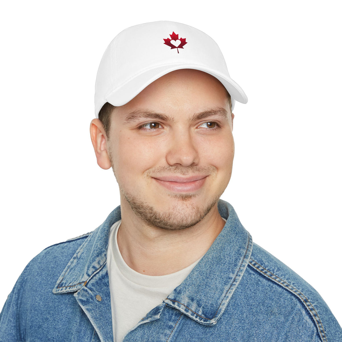 Make Love Your Compass | Heart of Canada Cap - White