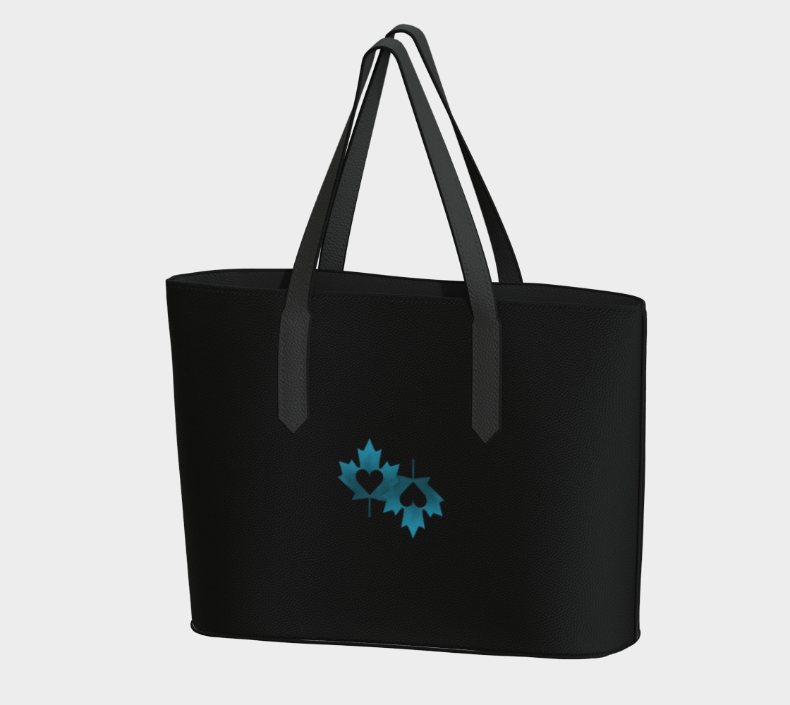 Luxe Compass Teal Tote - Teal Edition
