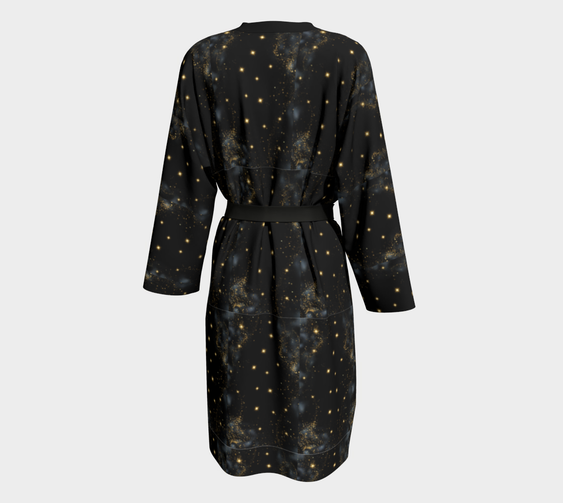 Constellation Peignoir | Luxe Celestial Robe | Make Love Your Compass