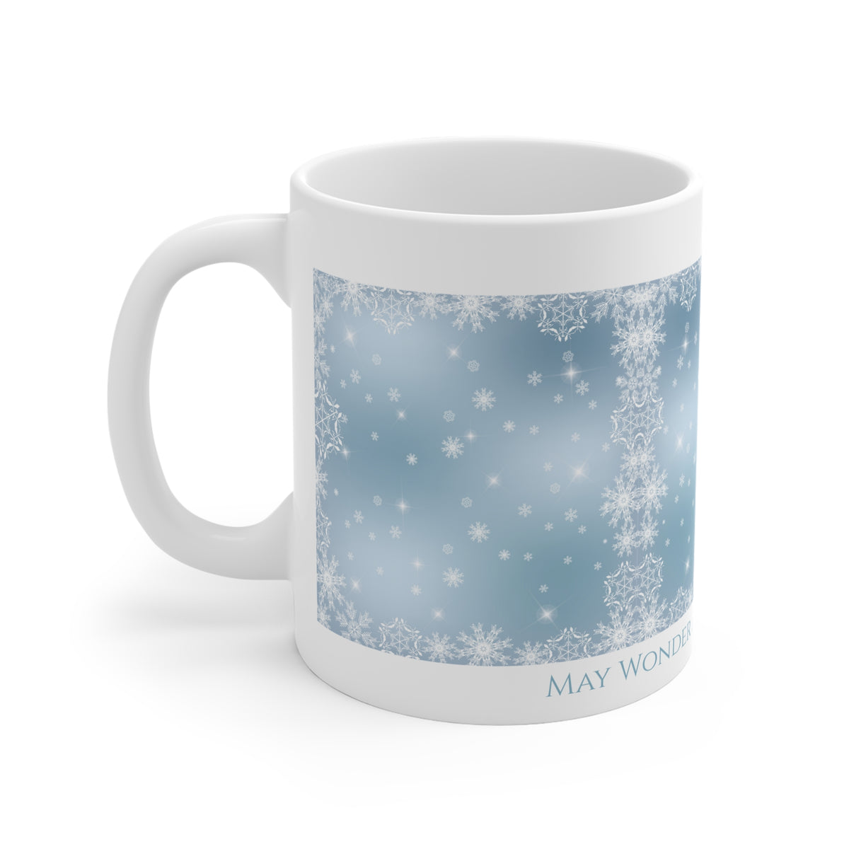 Winter Snowflake Ceramic Mug