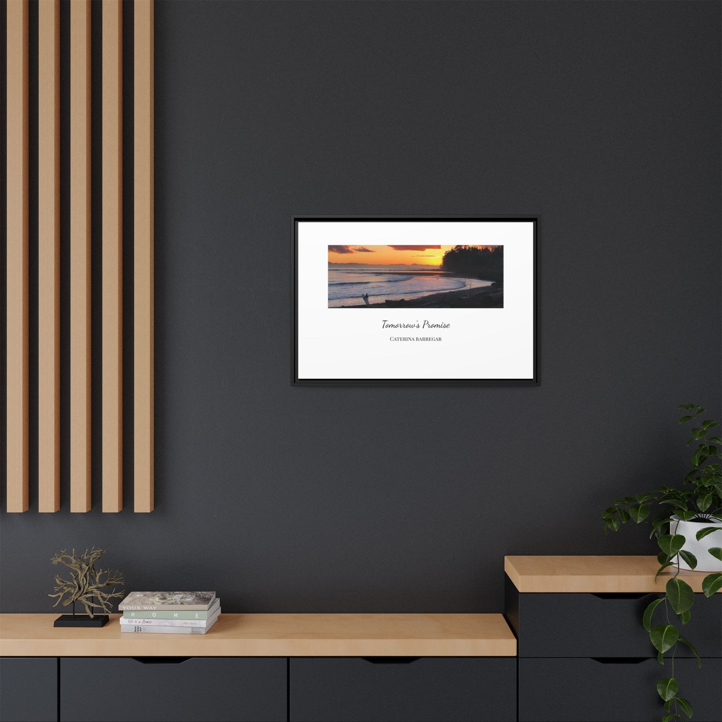 Tomorrow's Promise -  Fine Art Framed Canvas by Caterina Barregar