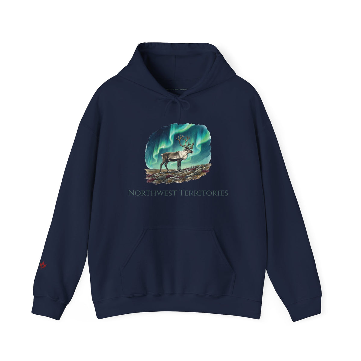Northwest Territories Aurora Caribou Premium Hoodie