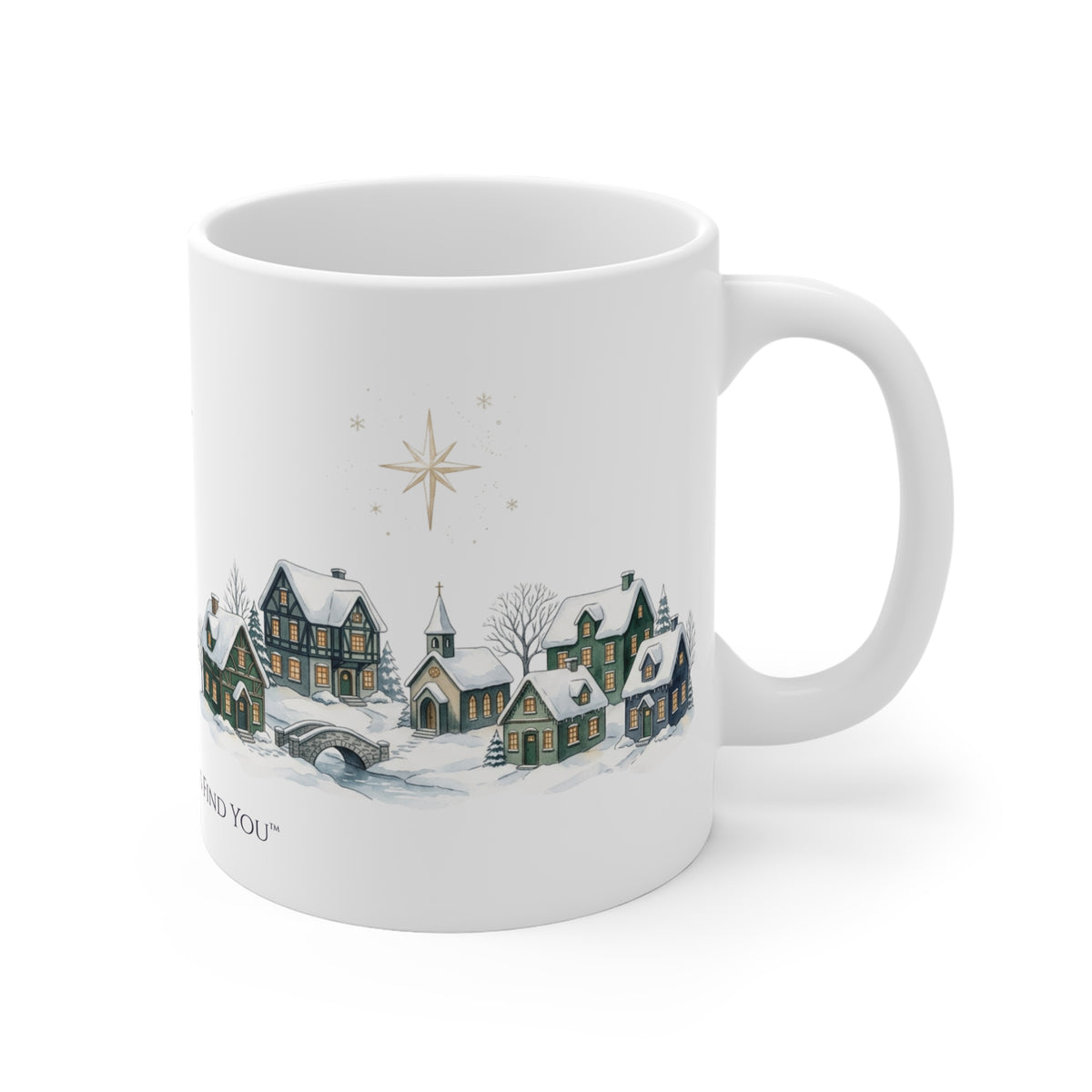 Winter Village Holiday Wonder Mug
