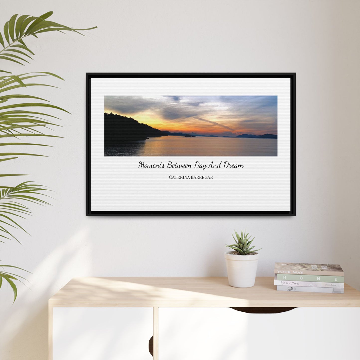 Moments Between Day And Dream -  Fine Art Framed Canvas by Caterina Barregar