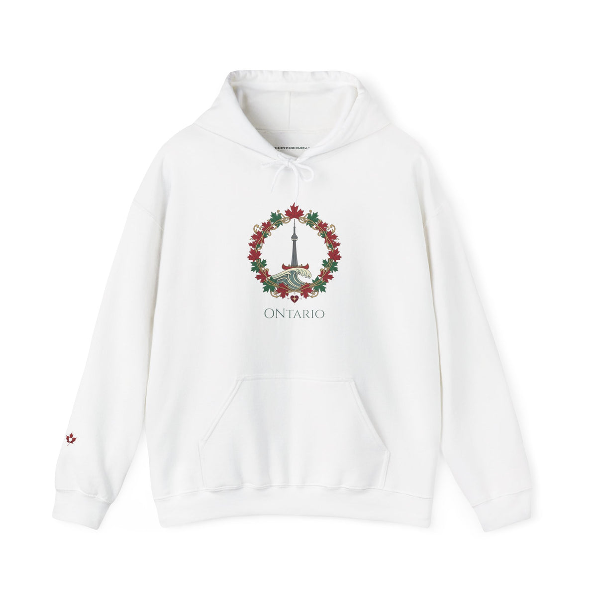 Ontario Trillium and Tower Crest Premium Hoodie