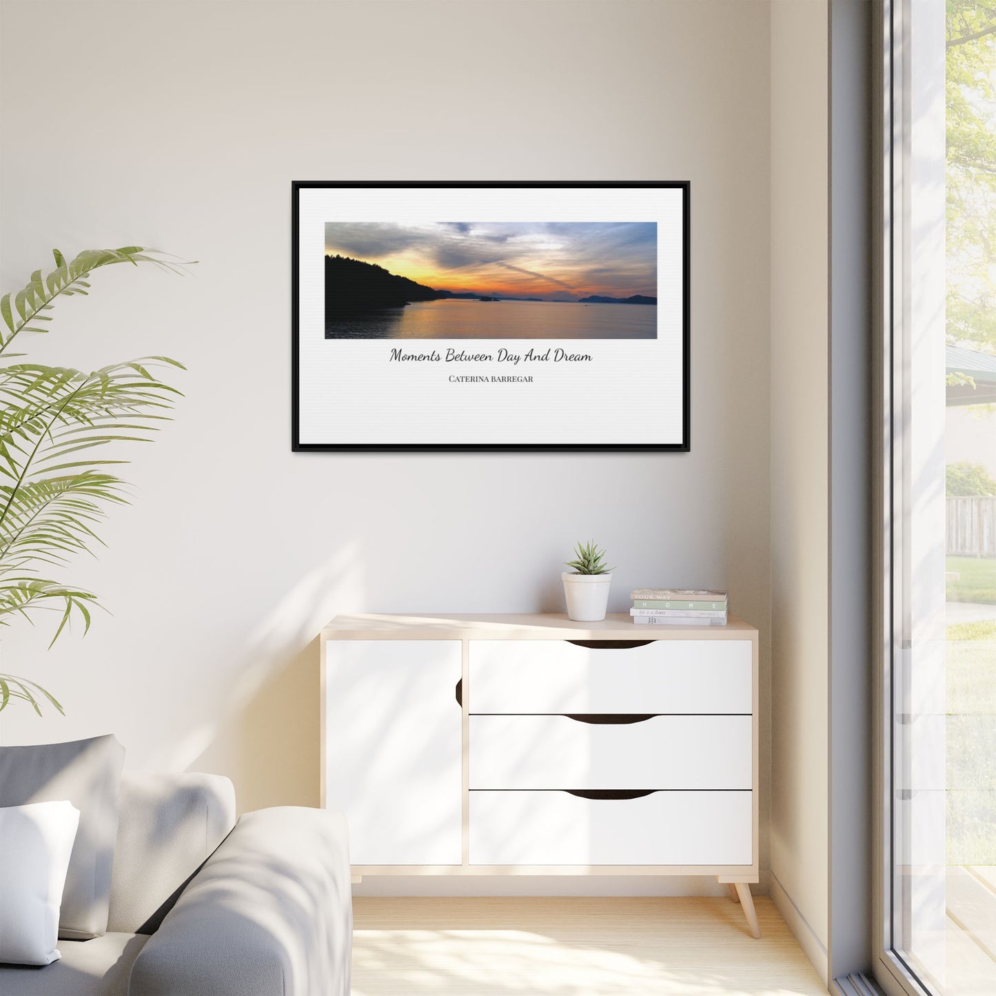 Moments Between Day And Dream -  Fine Art Framed Canvas by Caterina Barregar