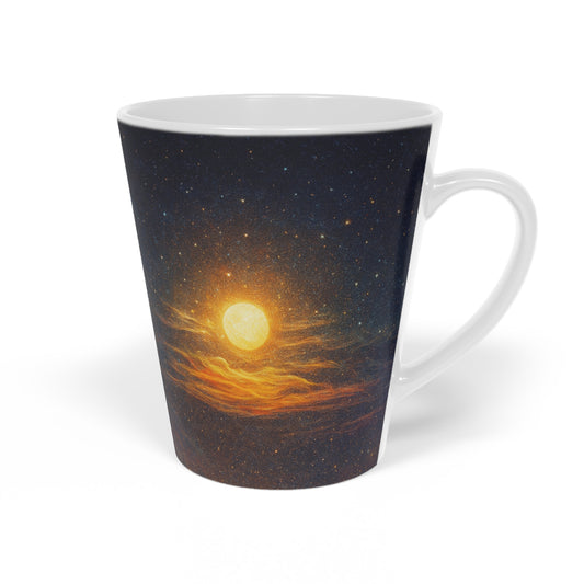 Moonlit Whispers Latte Mug – Canadian-Made Stardust Collection