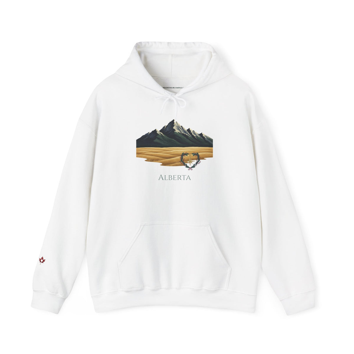 Alberta Scenic Lake and Forest Premium Hoodie