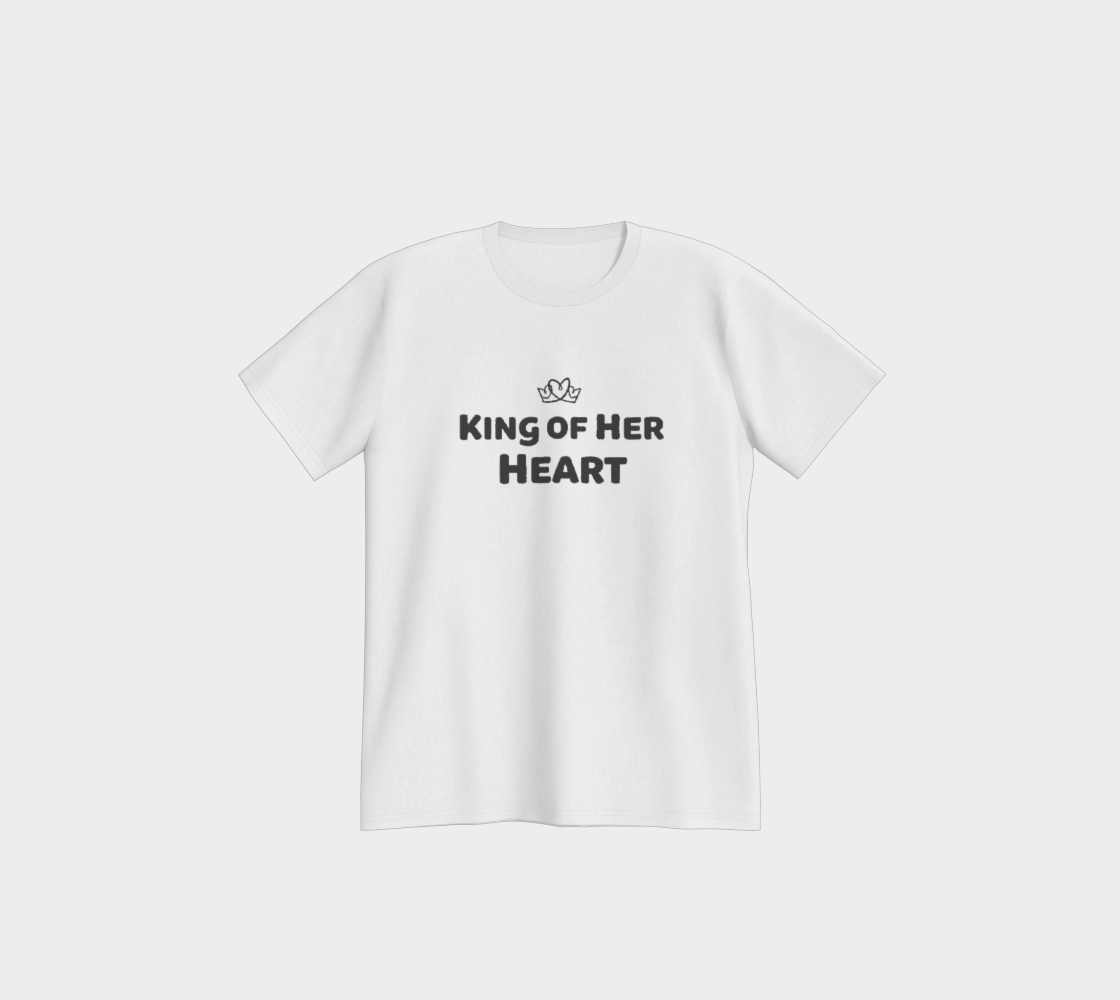 King of Her Heart Tee | Valentine's Day Couples Shirt