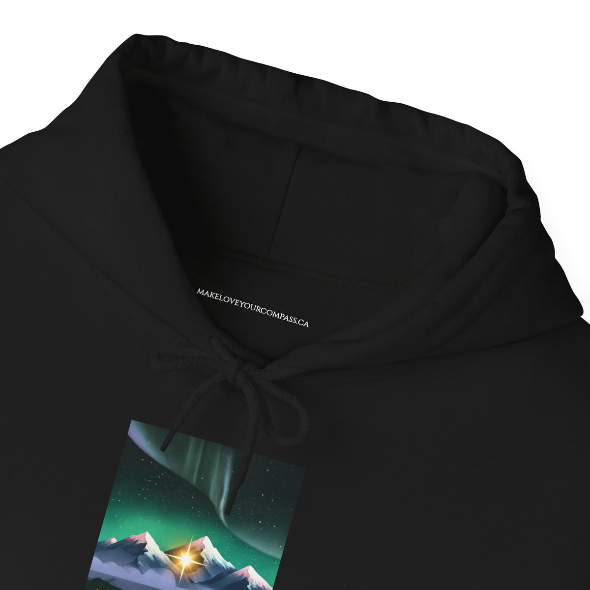 Stardust Journey Mountain Aurora Heavyweight Hoodie