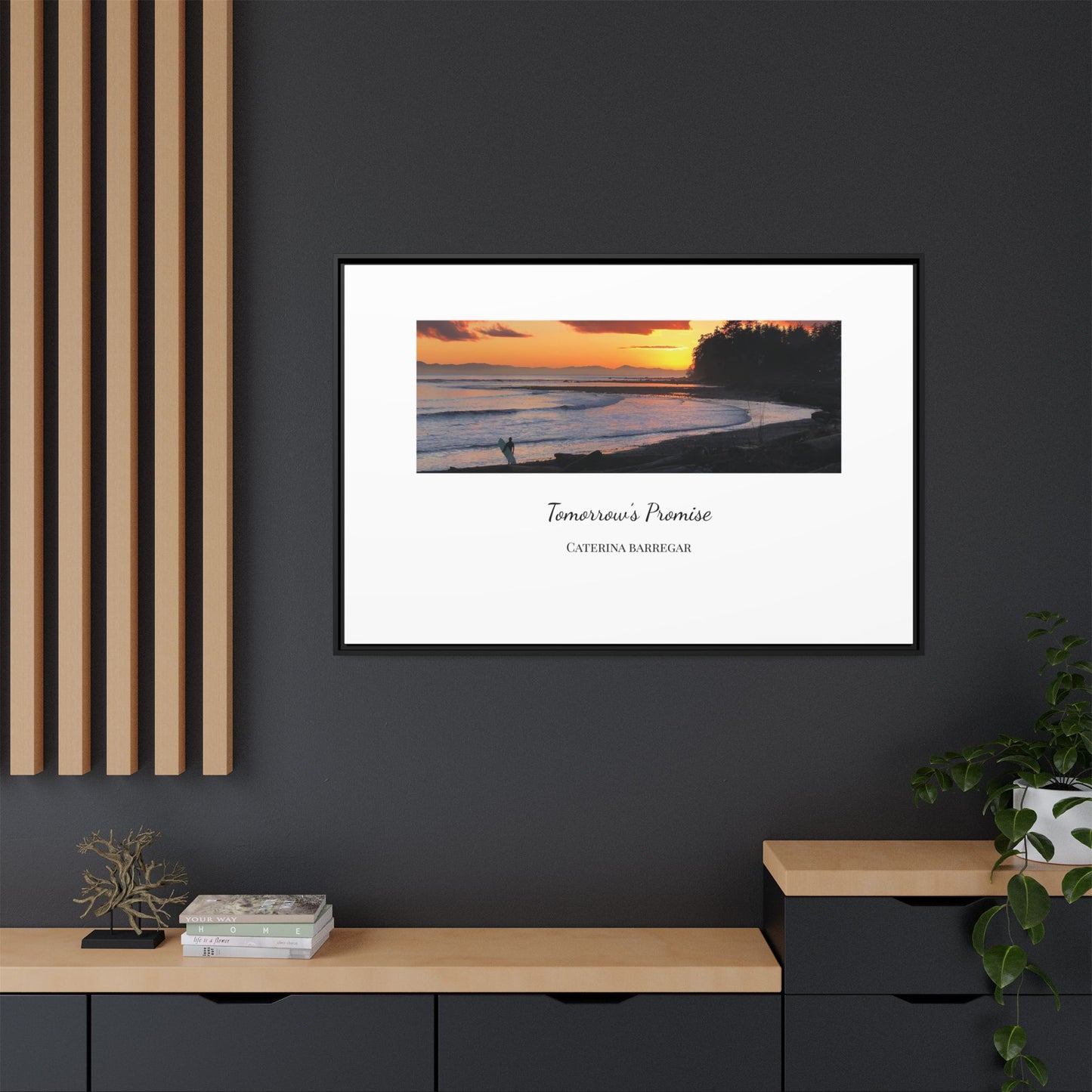 Tomorrow's Promise -  Fine Art Framed Canvas by Caterina Barregar