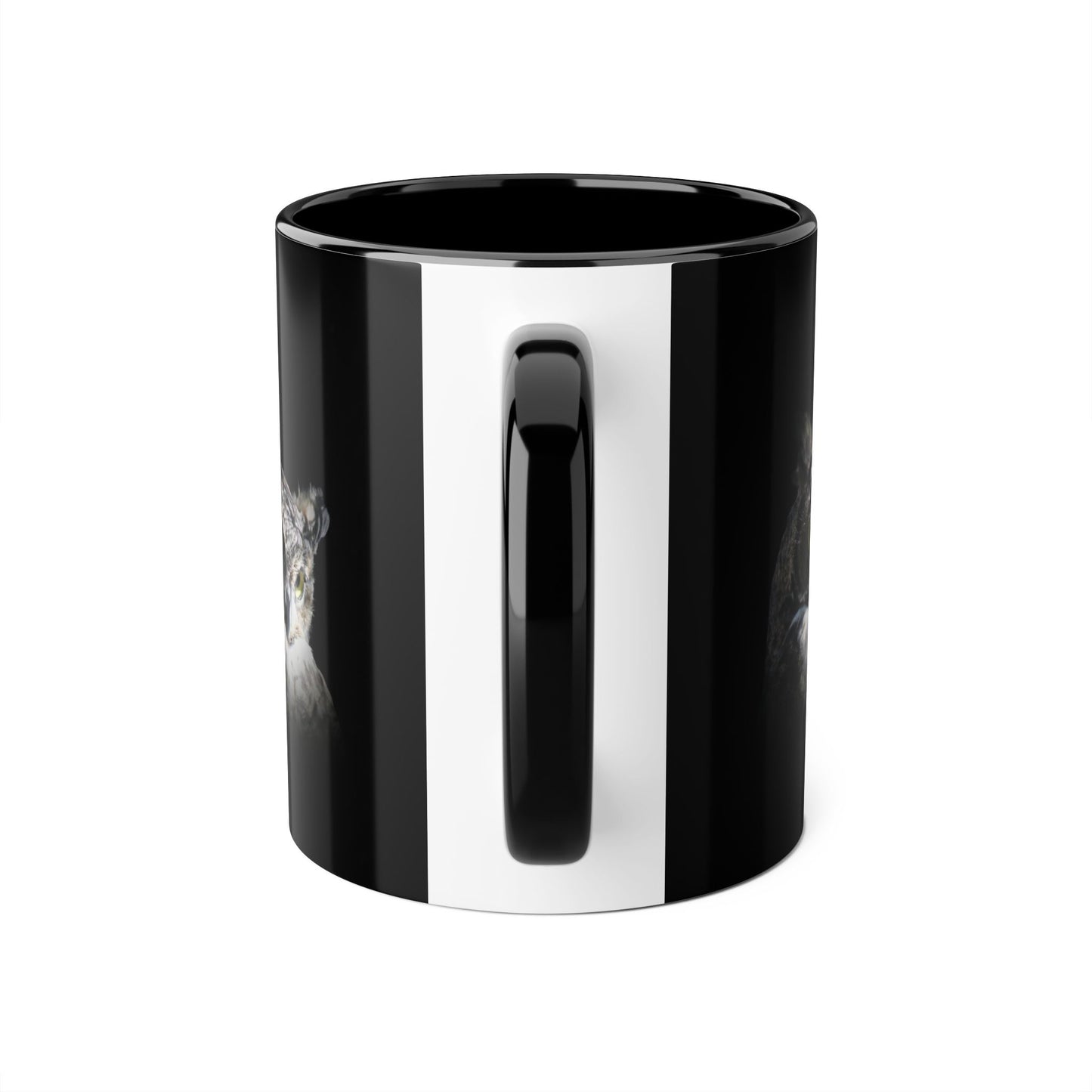 Make Love Your Compass | Great Horned Owl Accent Mug - 11oz
