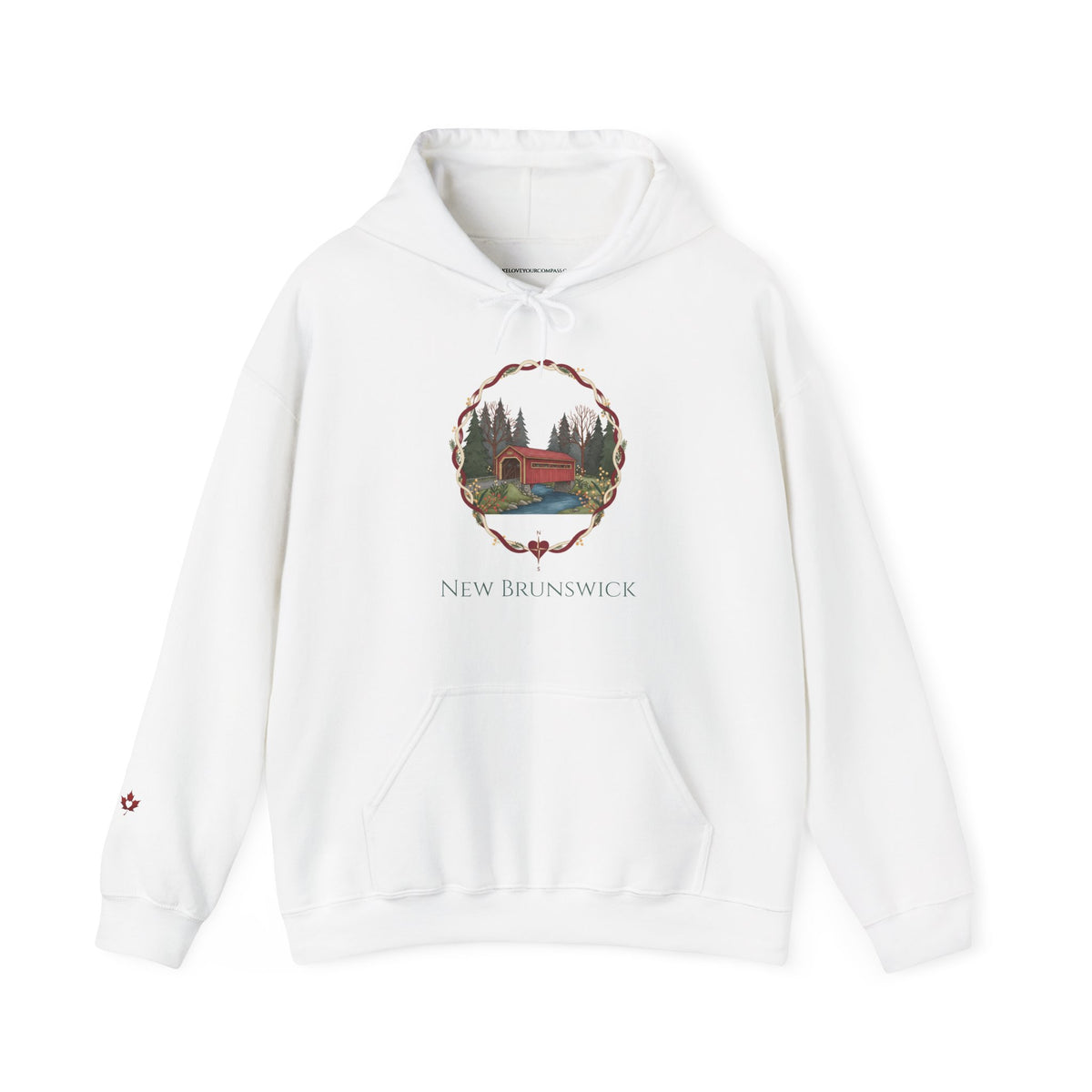New Brunswick Covered Bridge Crest Premium Hoodie
