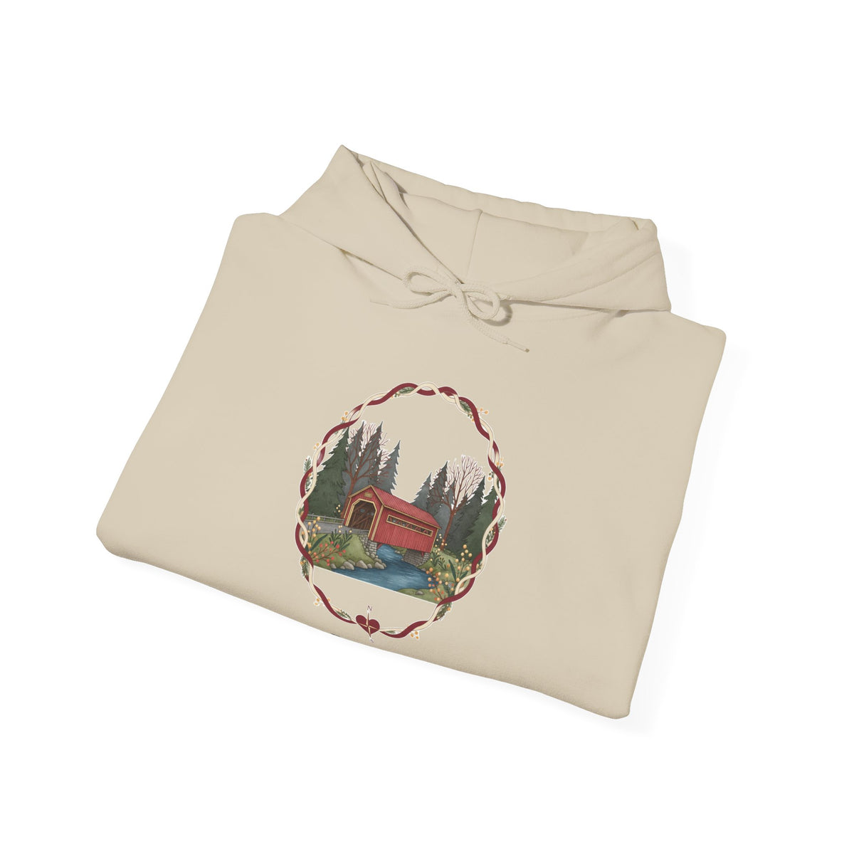 New Brunswick Covered Bridge Crest Premium Hoodie