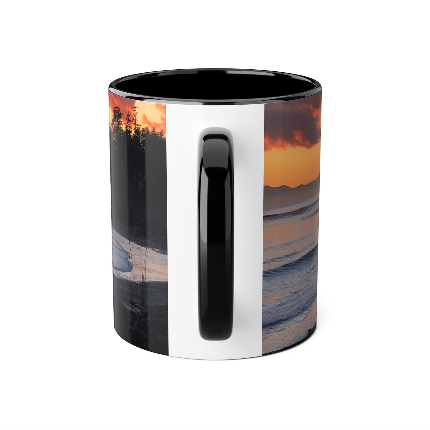 Make Love Your Compass | Tomorrow's Promise Sunset Accent Mug | 11oz