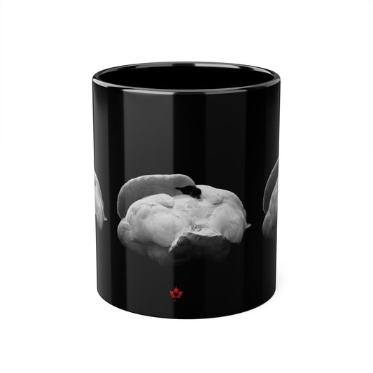 Make Love Your Compass | White Swan Photo Mug | Accent 11oz