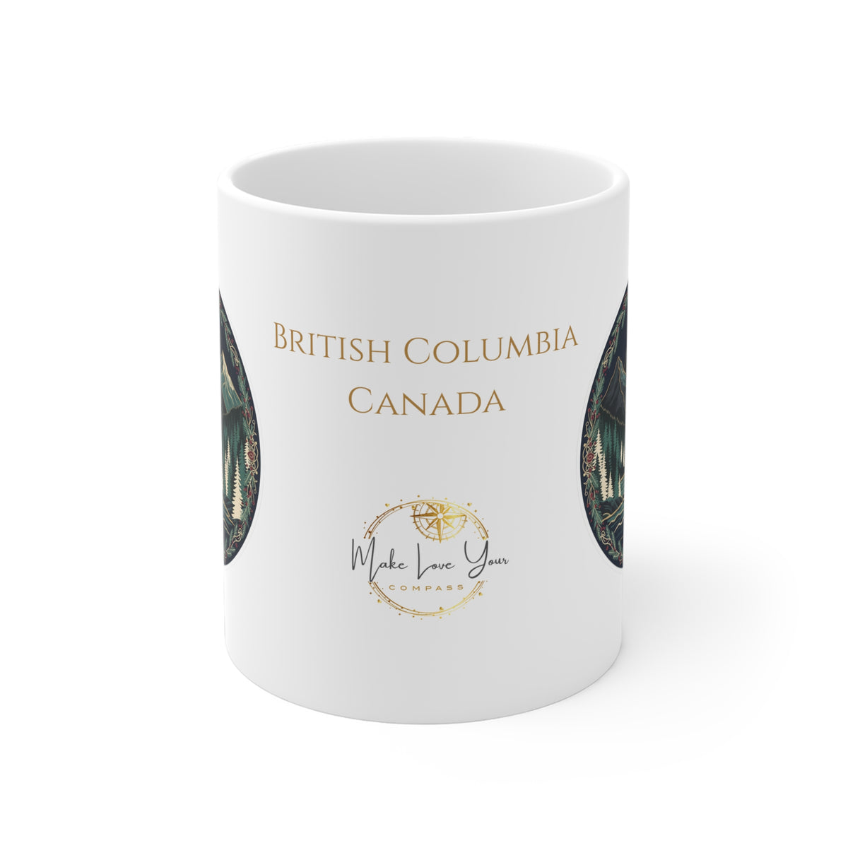 British Columbia Emblem Ceramic Mug