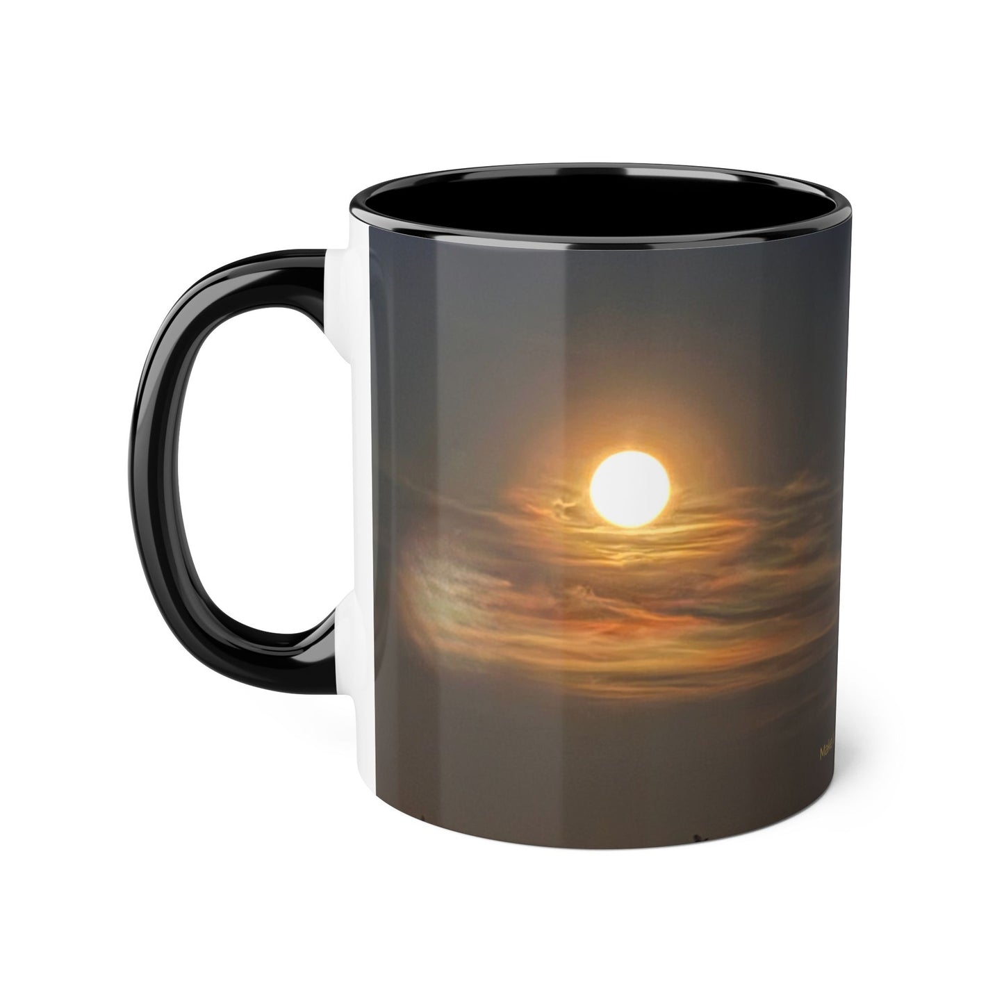 Make Love Your Compass | Moonlit Sunset Accent Mug | 11oz.
