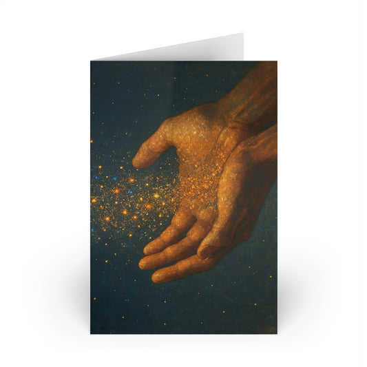 Stardust Wishes Greeting Card | Blank Inside | Make Love Your Compass™