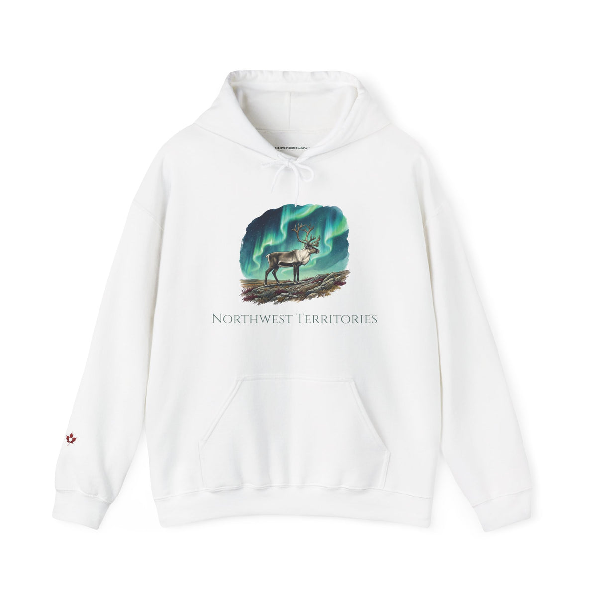 Northwest Territories Aurora Caribou Premium Hoodie