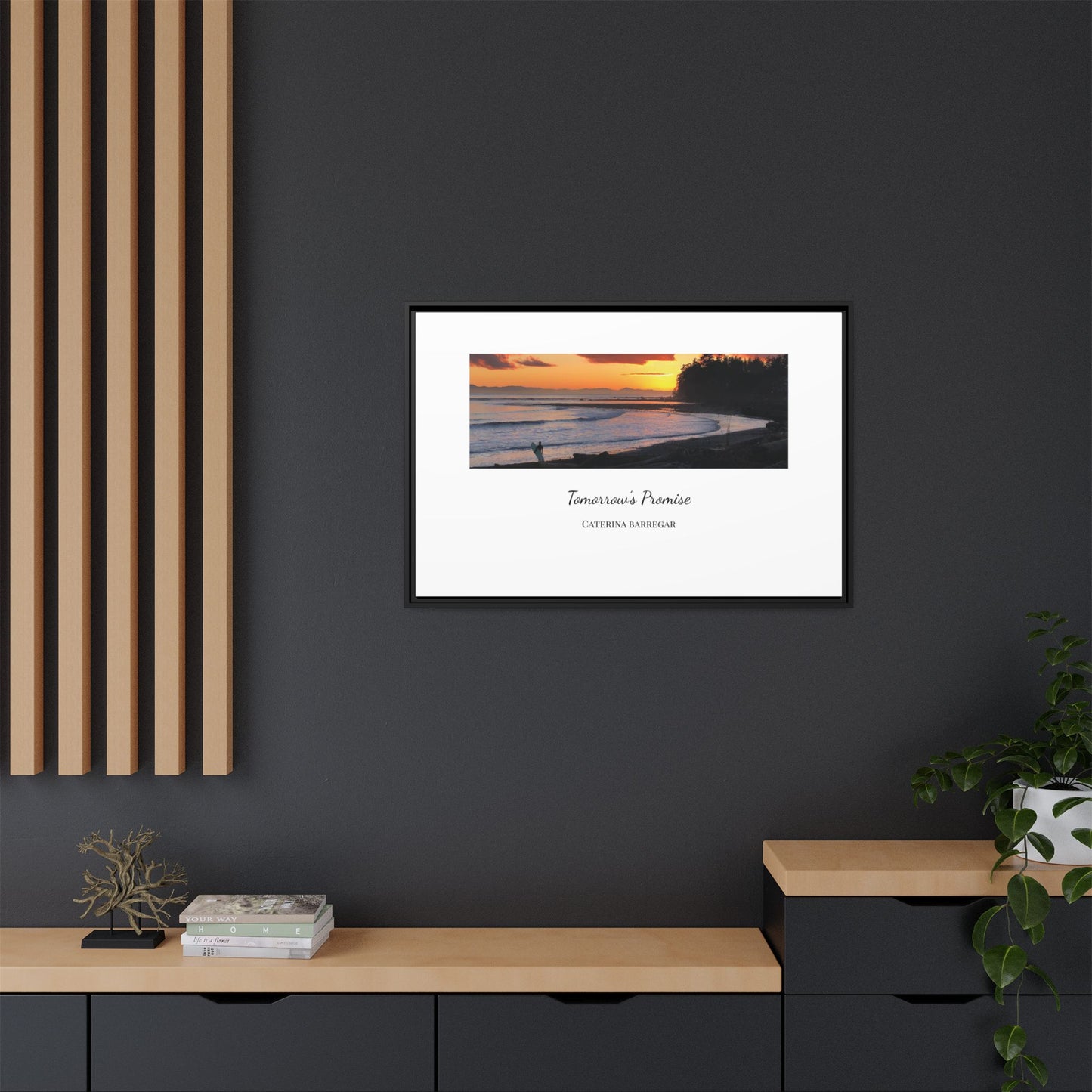 Tomorrow's Promise -  Fine Art Framed Canvas by Caterina Barregar