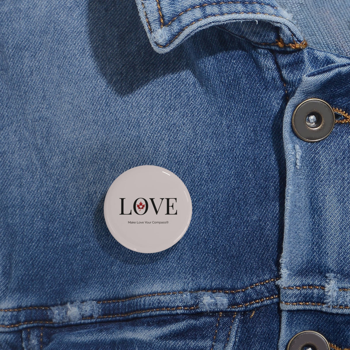 Make Love Your Compass | Love Pin