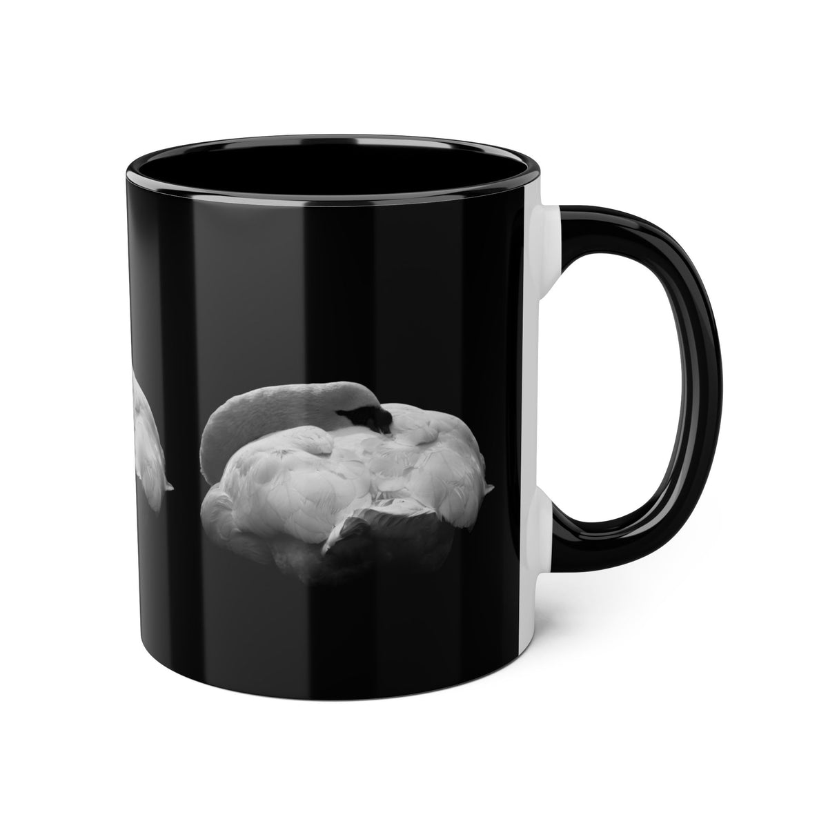 Make Love Your Compass | White Swan Photo Mug | Accent 11oz