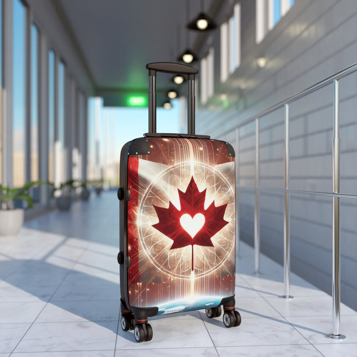 The Global Heart Canadian Custom Hardshell Suitcase