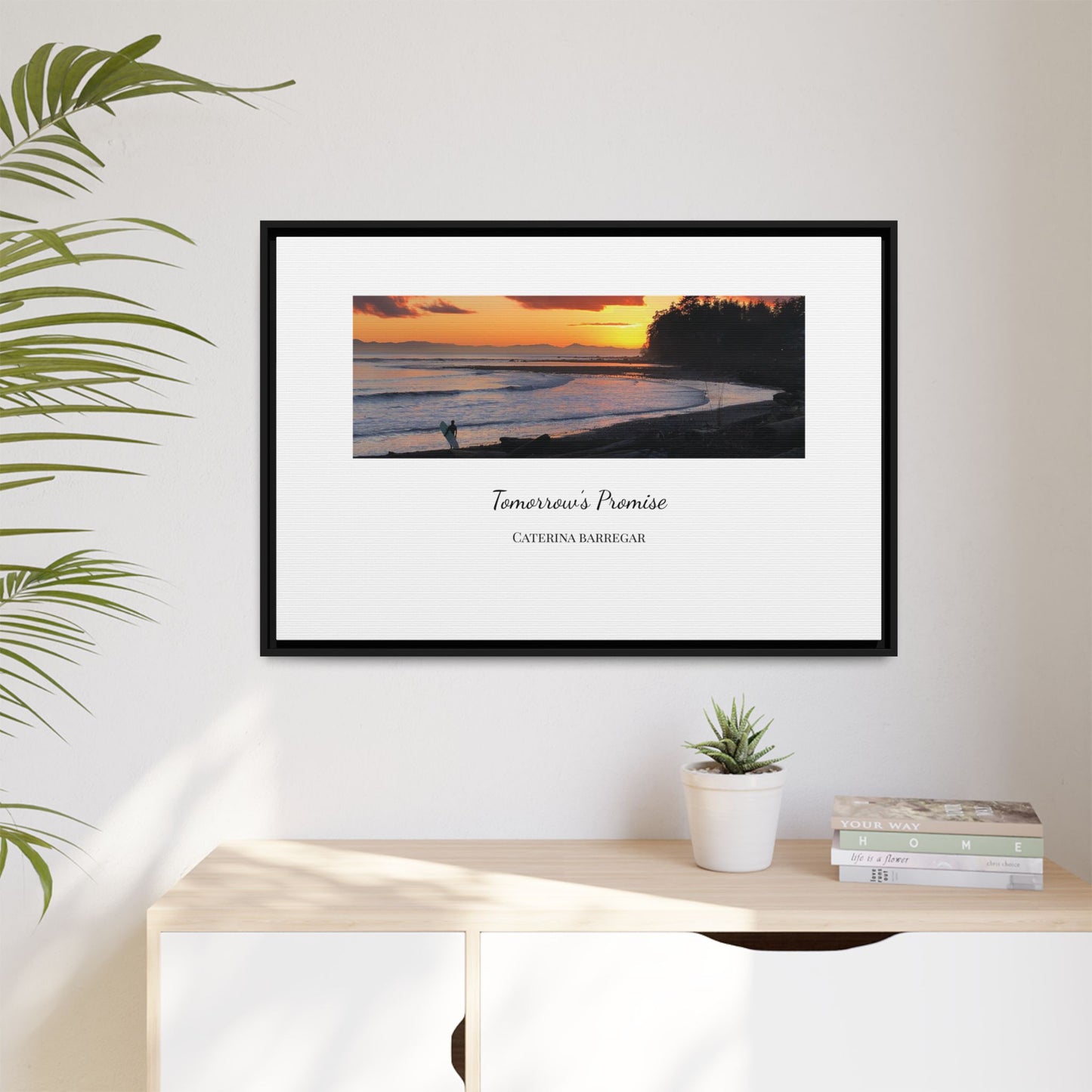 Tomorrow's Promise -  Fine Art Framed Canvas by Caterina Barregar