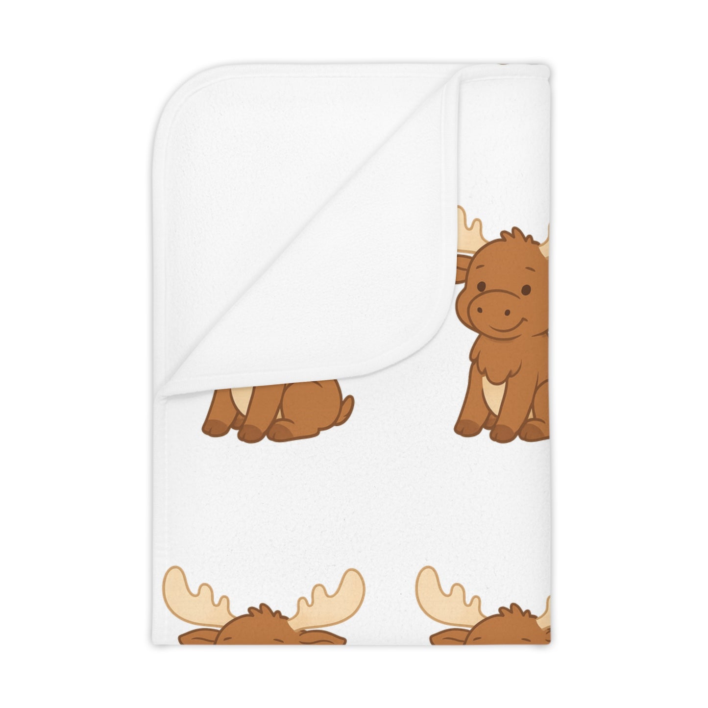 Canadian Moose Baby Blanket – Soft Fleece | Where Kindness Grows Collection