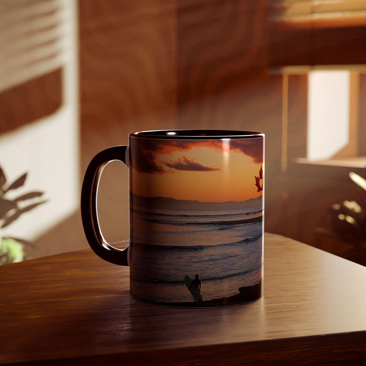Make Love Your Compass | Tomorrow's Promise Sunset Accent Mug | 11oz