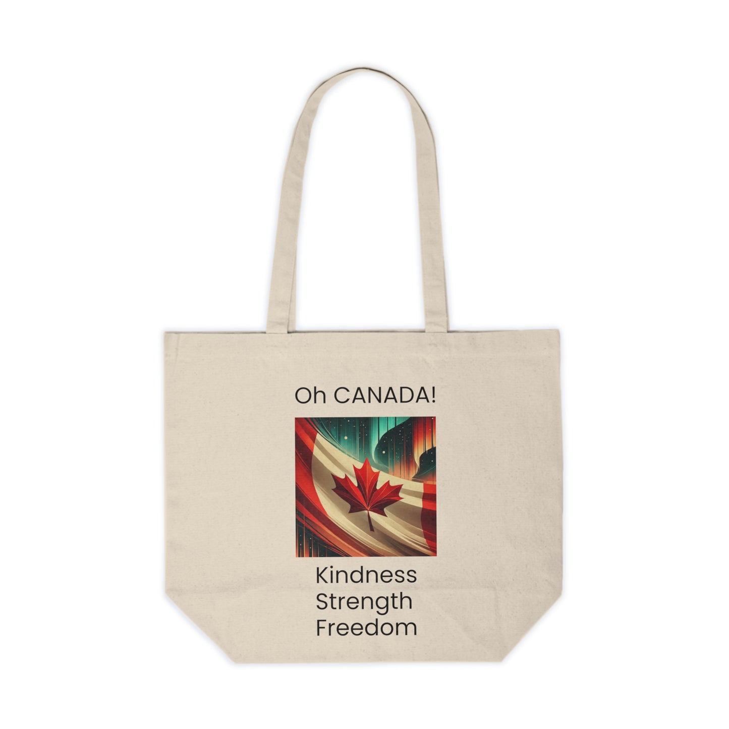 Oh Canada! Canvas Tote – Kindness, Strength, Freedom