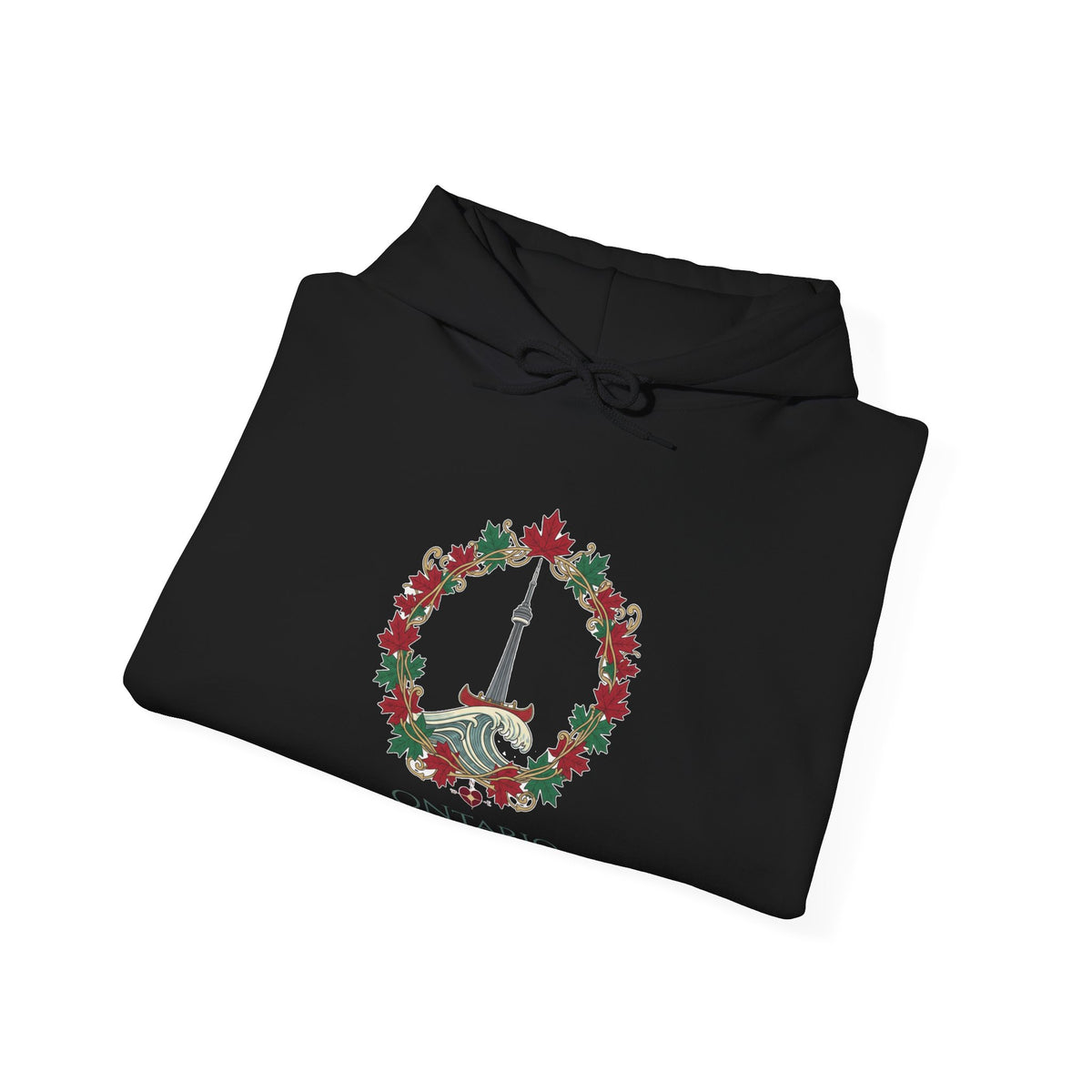 Ontario Trillium and Tower Crest Premium Hoodie