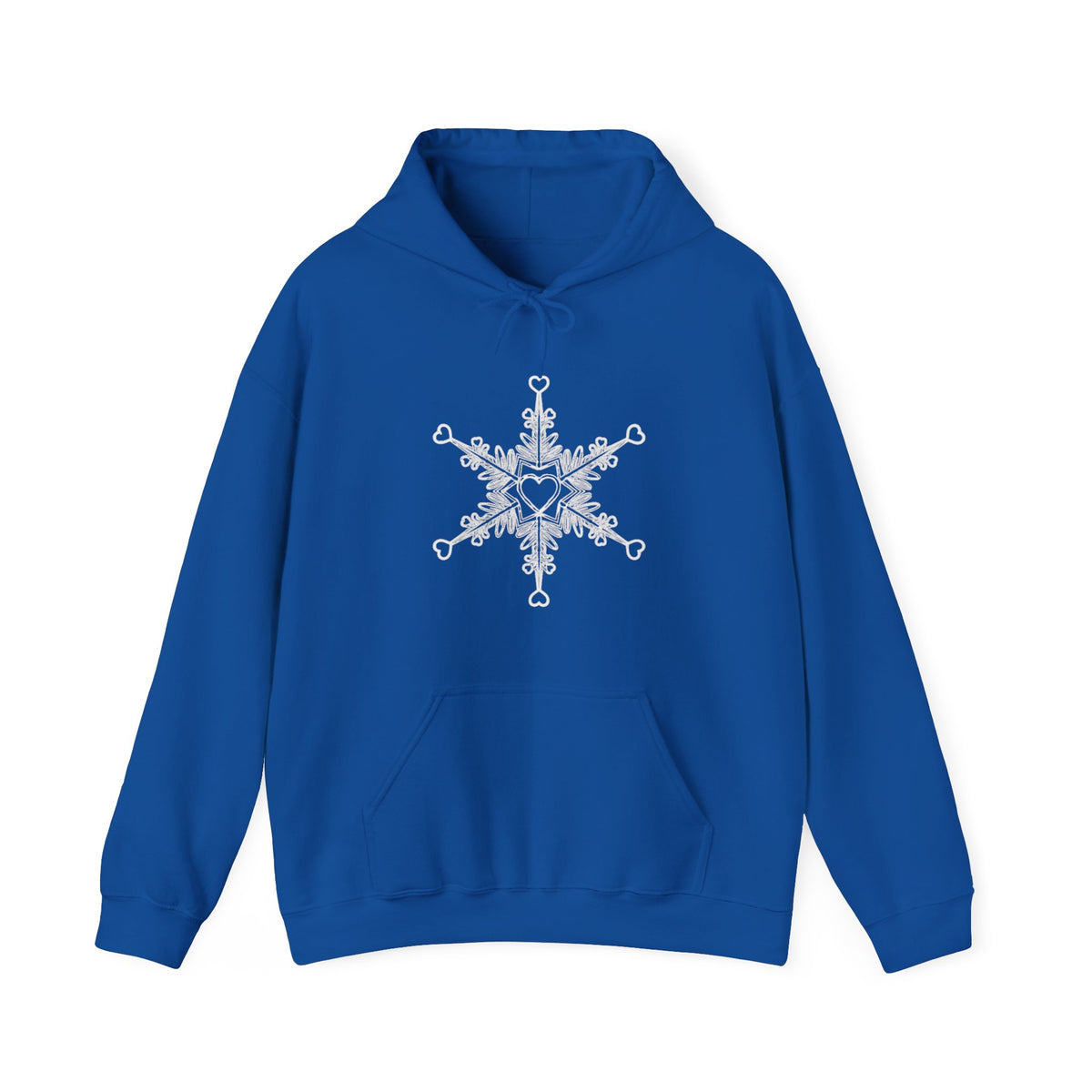 Make Love Your Compass | Snowflake Heart Compass Graphic Hoodie