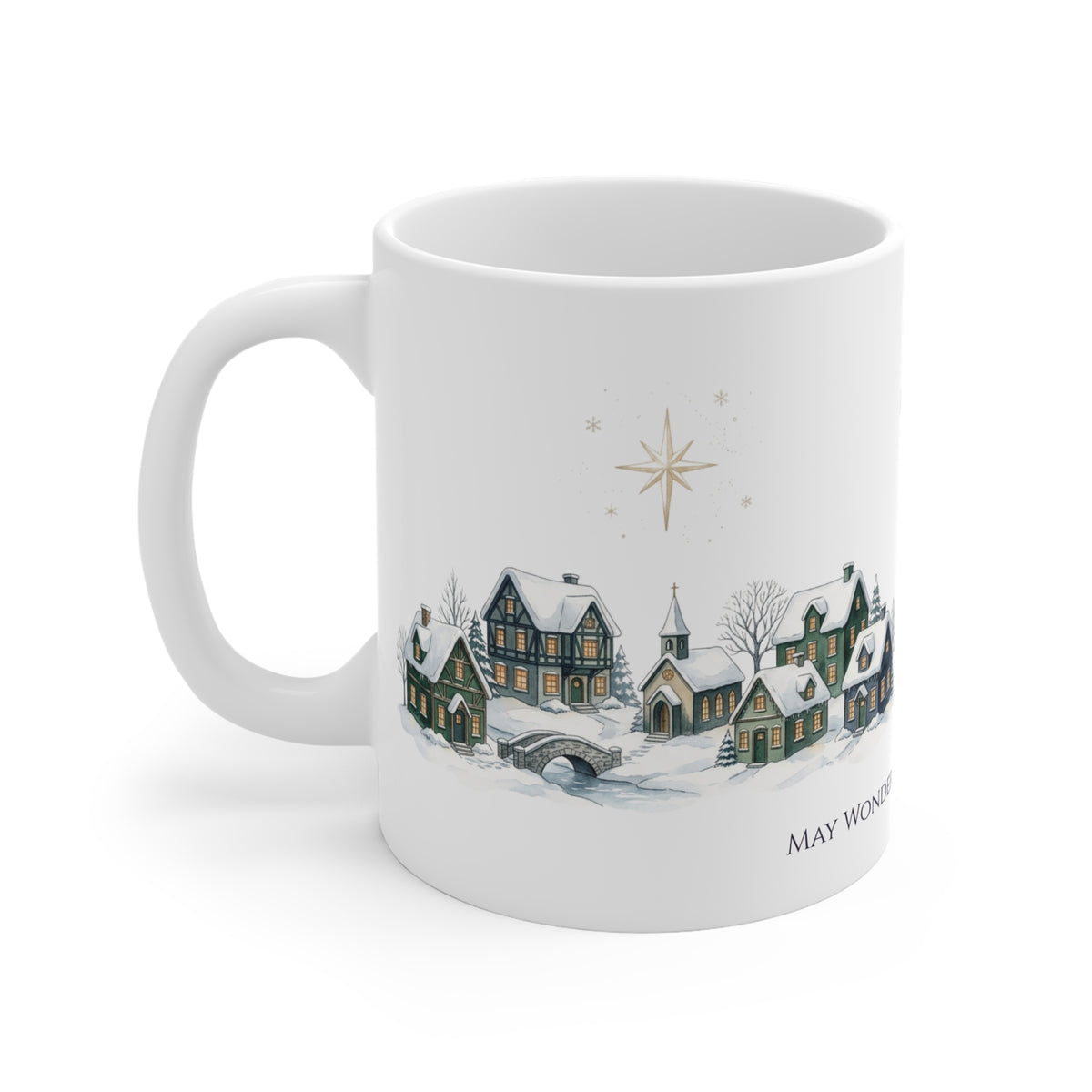 Winter Village Holiday Wonder Mug