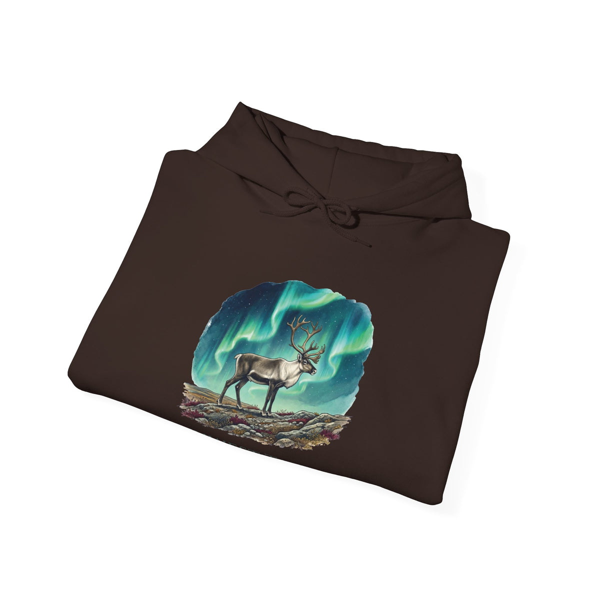 Northwest Territories Aurora Caribou Premium Hoodie