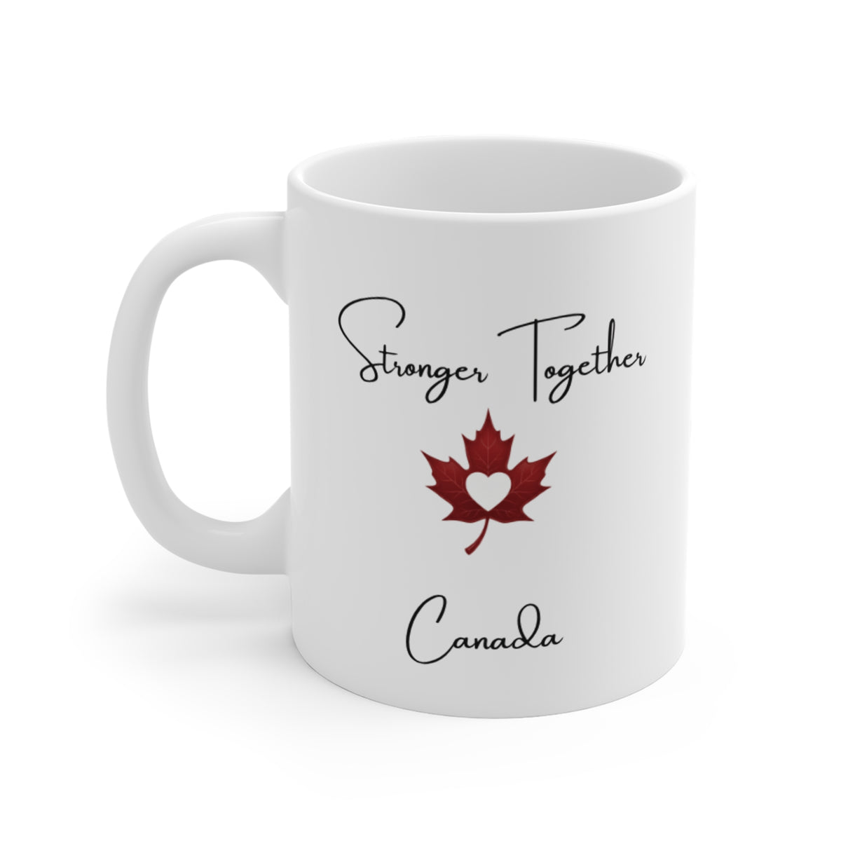 Stronger Together Graphic Ceramic Mug