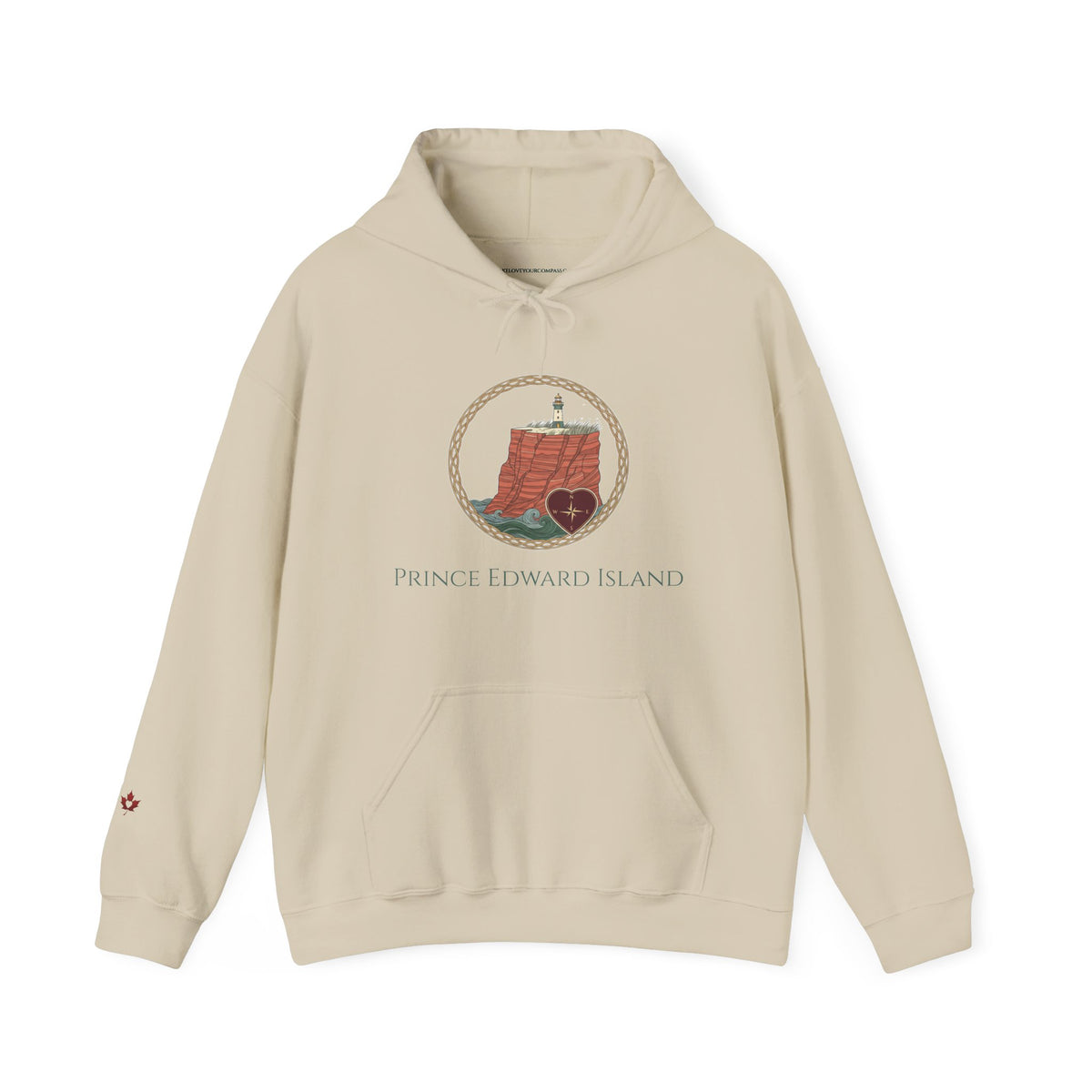 Prince Edward Island Red Cliffs Crest Premium Hoodie