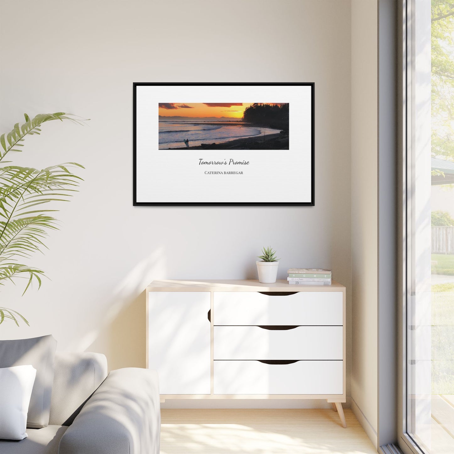 Tomorrow's Promise -  Fine Art Framed Canvas by Caterina Barregar