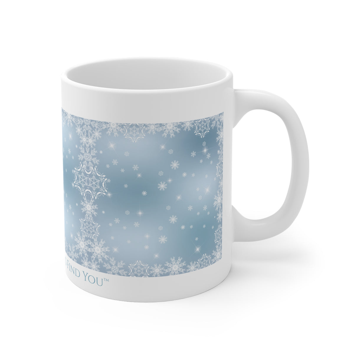 Winter Snowflake Ceramic Mug
