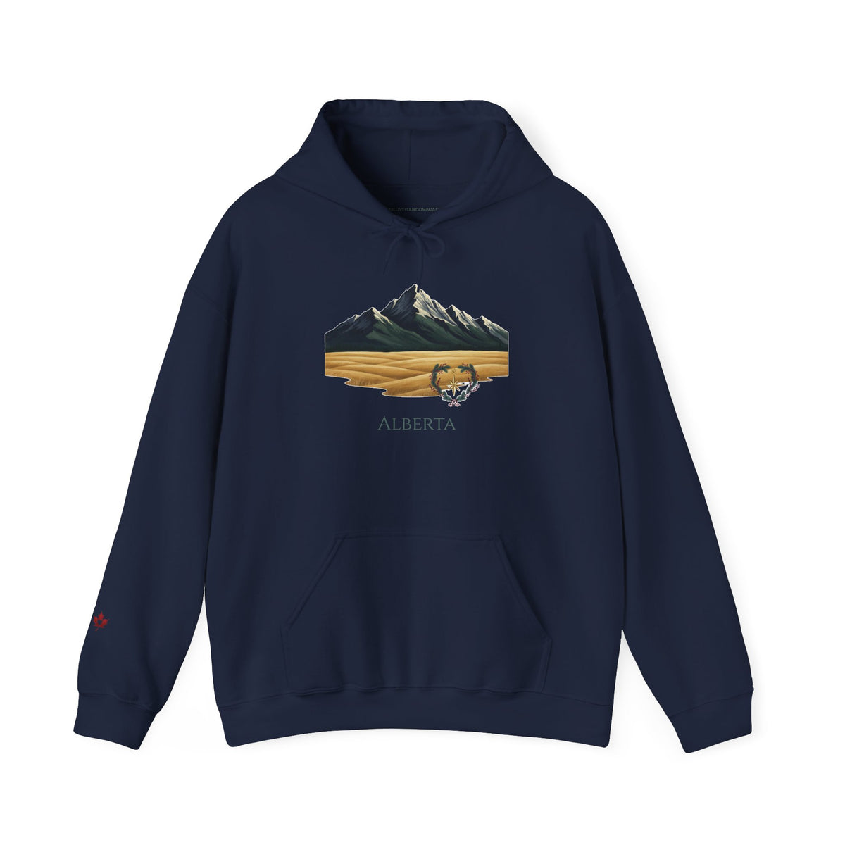 Alberta Scenic Lake and Forest Premium Hoodie