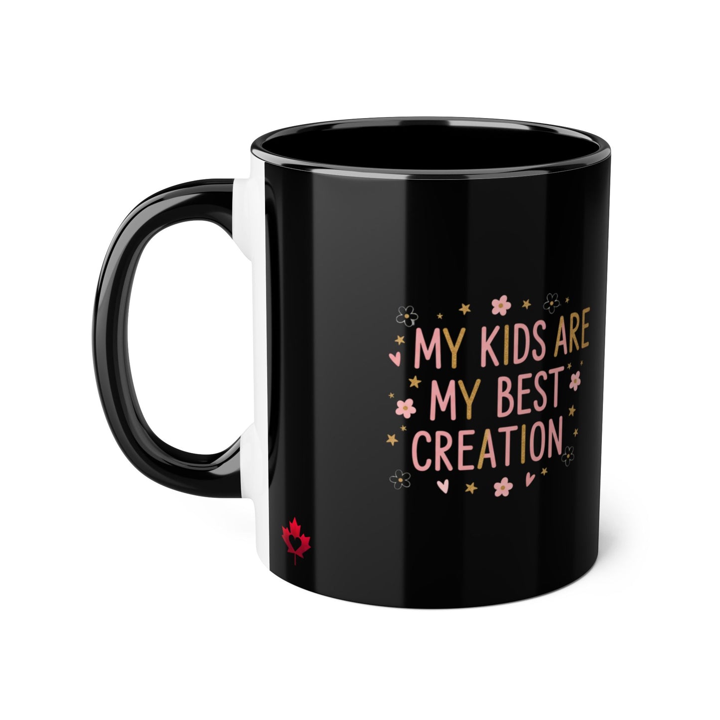 Make Love Your Compass | My Kids Are My Best Creation Accent Mug | 11oz.